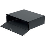 Rack Solutions 3U Lockable Rackmount Box 14in Depth with Hinged Door