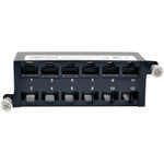 Tripp Lite High Density Cat6A Pass-Through Cassette 12 RJ45