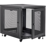 Tripp Lite 12U Rack Enclosure Server Cabinet Doors & Sides 1000lb Capacity