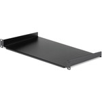 StarTech.com 1U Server Rack Cabinet Shelf - Fixed 10" Deep Cantilever Rackmount Tray for 19" Data/AV/Network Enclosure w/cage nuts, screws