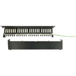 Tripp Lite 24-Port Cat6a Shielded Patch Panel - 10 Gbps, STP, 110 Punch Down, RJ45, 1U, TAA