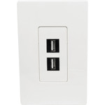 Tripp Lite Single-Gang 2-Port Wall Plate Keystone Cat5/6 USB HDMI Dport RCA