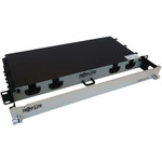 Tripp Lite Preloaded Fiber Panel 1U 4x (12F MTP/MPO-PC to 4x LC Duplex F/M) 8F Trunk Cables OM4 Multimode 10 m (32.8 ft.)