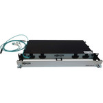 Tripp Lite Preloaded Fiber Panel 1U 4x (12F MTP/MPO-PC to 4x LC Duplex F/M) 8F Trunk Cables OM4 Multimode 10 m (32.8 ft.)