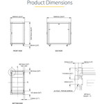 StarTech.com 4-Post 18U Server Rack Cabinet, 19" Data Rack Cabinet for Computer / IT Equipment, Home Network Rack, Half Height Server Rack