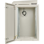 Tripp Lite SmartRack Industrial Enclosure with Locks - NEMA 3R, Wall Mount, Heavy-Duty Metal Construction, Internal Fans, 32.5 in. Depth, 18U, Gray