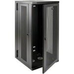 Tripp Lite 26U Wall Mount Rack Enclosure Server Cabinet Swinging Hinged Door Deep