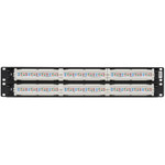 Tripp Lite 48-Port Cat6 Cat5 Patch Panel Rackmount 110 Punch Down RJ45 Ethernet 1URM 568B