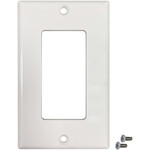 Tripp Lite Safe-IT Single-Gang Antibacterial Wall Plate, Decora Style, Ivory, TAA