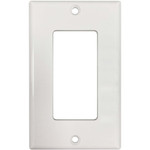 Tripp Lite Safe-IT Single-Gang Antibacterial Wall Plate, Decora Style, Ivory, TAA