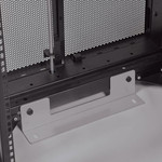 Tripp Lite 42U SmartRack Shallow-Depth Rack Enclosure Cabinet Threaded 10-32 Mounting Holes with doors & side panels