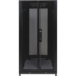 Tripp Lite 25U SmartRack Standard-Depth Half-Height Rack Enclosure Doors Side Panels Shock Pallet