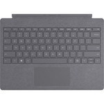 Microsoft Signature Type Cover Keyboard/Cover Case Microsoft Surface Pro (5th Gen), Surface Pro 3, Surface Pro 4, Surface Pro 6, Surface Pro 7 Tablet - Light Charcoal