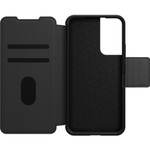 OtterBox Strada Carrying Case (Wallet) Samsung Galaxy S22+ 5G, Galaxy S22+ Cash, Card, Smartphone - Shadow Black