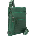 WIB Phoenix City Slim Case for up-to 14.1" Notebook , Tablet, eReader - Green - Twill Polyester