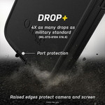 OtterBox Defender Rugged Carrying Case (Holster) Apple iPhone 12 Pro, iPhone 12 Smartphone - Black