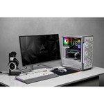 Corsair iCUE 220T RGB Airflow Tempered Glass Mid-Tower Smart Case - White