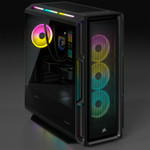 Corsair iCUE 5000T RGB Tempered Glass Mid-Tower ATX PC Case - Black