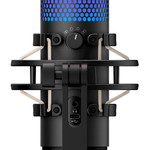 HyperX QuadCast S Wired Condenser Microphone - Black, Gray