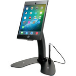 CTA Digital Dual Security Kiosk Stand W/ Locking Case for iPad mini 1-4 (Black)