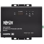 Tripp Lite HDMI over IP Extender Receiver - 4K, 4:4:4, PoE, 328 ft. (100 m)