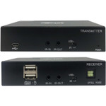 Tripp Lite HDMI over Cat6 Extender Kit KVM Support 4K 60Hz 4:4:4 USB/IR PoC HDR HDCP 2.2 230 ft. TAA