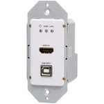 C2G HDMI HDBaseT Wall Plate Transmitter to Box Receiver Extender - 4K 60Hz