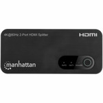 Manhattan 4K@60Hz 2-Port HDMI Splitter with Downscaling