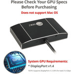 SIIG Triple 4K DisplayPort 1.4 to 2 DP & HDMI MST Hub Splitter