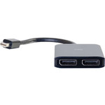 C2G 4K Mini DisplayPort to DisplayPort Monitor Splitter - Dual Monitor Hub