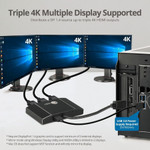 SIIG 8K 1x3 DisplayPort 1.4 to HDMI MST Hub Splitter