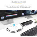 StarTech.com DP to Dual HDMI MST HUB, Dual HDMI 4K 60Hz, 2 Port DisplayPort Multi Monitor Adapter with 1ft/30cm Cable, DP 1.4 | DSC | HBR3