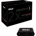 Club 3D Multi Stream Transport (MST) Hub DisplayPort 1-2