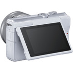 Canon EOS M200 24.1 Megapixel Mirrorless Camera with Lens - 0.59" - 1.77" - White