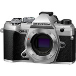 Olympus OM SYSTEM OM5 20.4 Megapixel Mirrorless Camera Body Only - Silver