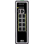 Tripp Lite 8-Port Managed Industrial Gigabit Ethernet Switch - Layer 2, 1 Gbps, PoE+ 30W, -40&deg; to 75&deg;C, DIN Mount