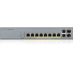 ZYXEL GS1350-12HP 8-port GbE Smart Managed PoE Switch with GbE Uplink