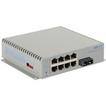 Omnitron Systems 2862-0-18-1 OmniConverter Unmanaged Gigabit - MM SC - RJ-45 - Ethernet Fiber Switch