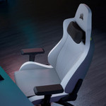 Corsair TC200 Gaming Chair - Soft Fabric - Light Grey/White