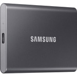 Samsung T7 MU-PC2T0T/AM 2 TB Portable Solid State Drive - External - PCI Express NVMe - Titan Gray
