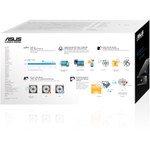 Asus Turbo Drive BW-16D1X-U Blu-ray Writer - External - Black