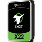 Seagate Exos X22 22 TB Hard Drive - 3.5" Internal - SATA (SATA/600) - Conventional Magnetic Recording (CMR) Method