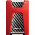 Adata DashDrive Durable HD650 AHD650-1TU31-CRD 1 TB Portable Hard Drive - 2.5" External - Red