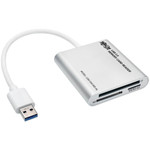 Tripp Lite USB 3.0 SuperSpeed Multi-Drive Memory Card Reader/Writer Aluminum 5Gbps