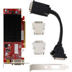 VisionTek Radeon 6350 SFF 1GB DDR3 3M DMS59 (2x DVI-I, miniDP) w/ 2x DVI-I to VGA Adapter