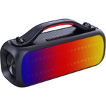 Supersonic IQ-3535RGB 2.0 Portable Bluetooth Speaker System - 7.50 W RMS - Black