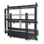 iTeach Height Adjustable Flat Panel Wall Mount side angle.