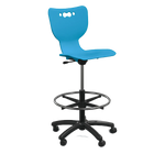 Hierarchy 5 Star Stool in blue.