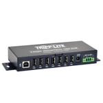 Tripp Lite 7-Port Rugged Industrial USB 2.0 Hi-Speed Hub w 15KV ESD Immunity Metal Mountable