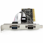 StarTech.com PCI Serial Parallel Combo Card with Dual Serial RS232 Ports (DB9) & 1x Parallel Port (DB25), PCI Adapter Expansion Card